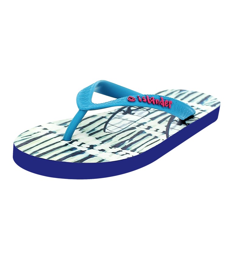 Islander Surfing Boat Light Blue and Pink
