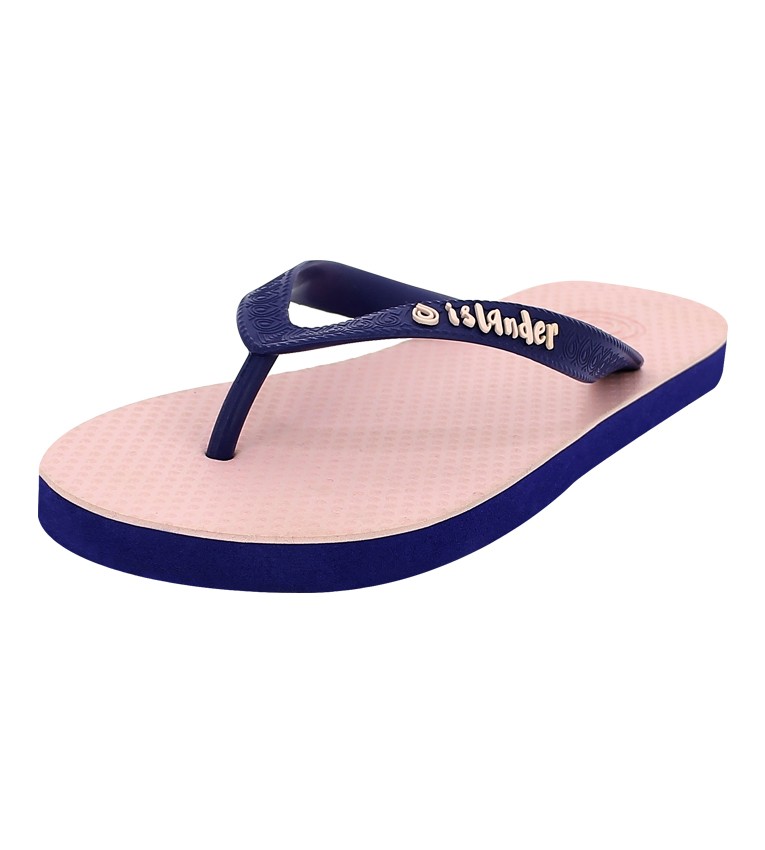 Islander Light Pink and Dark Blue