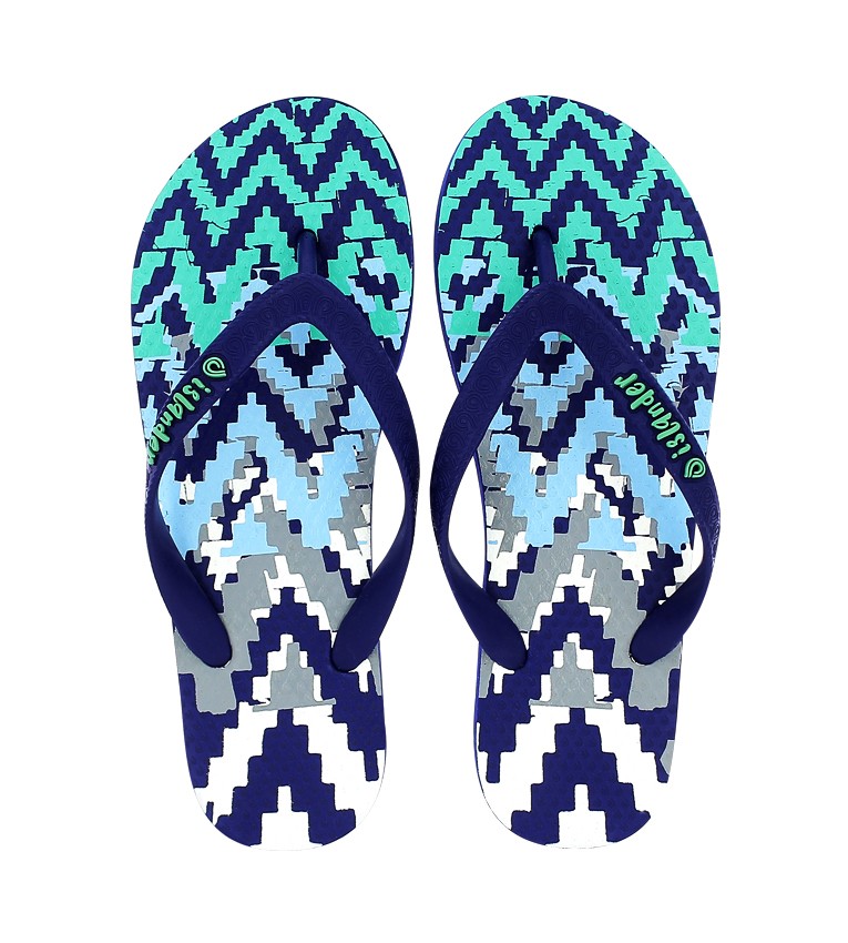 Islander Royal Blue and Light Blue