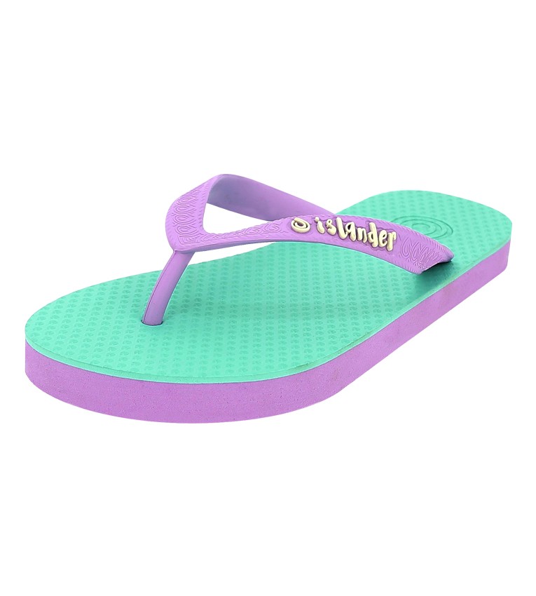 Islander Light Aqua and Pastel Purple